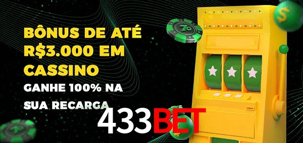 433Bet melhor bônus de depósito